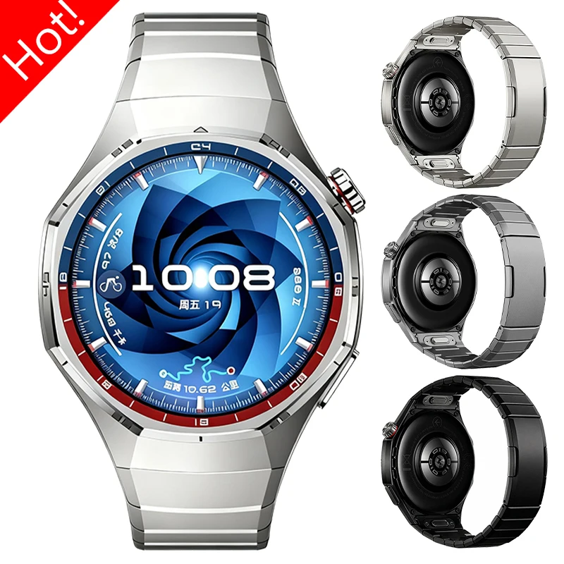 

Роскошный титановый ремешок для Huawei Watch GT6 Pro, быстросъемный металлический браслет без зазоров для Huawei Watch GT6 Pro, 46 мм, браслет