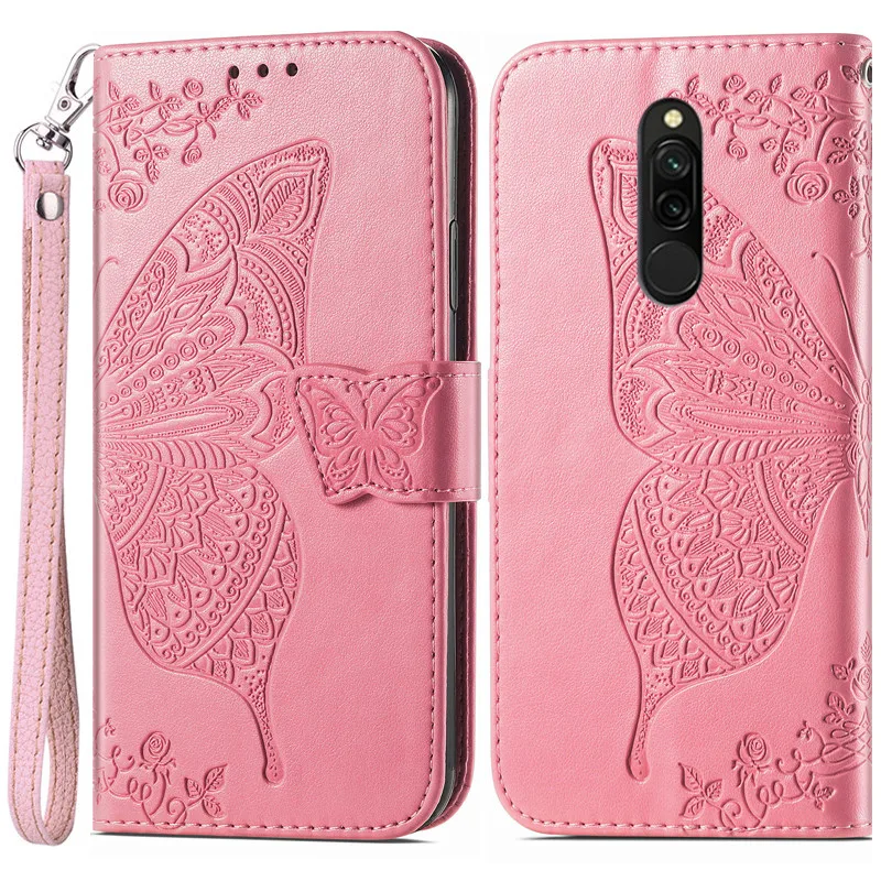 สําหรับ Xiaomi Redmi 8 กรณีกระเป๋าสตางค์หนังสําหรับ Xiaomi Redmi 8 กรณีกระเป๋าสตางค์หรูหราสําหรับ Redmi 8 Redmi8 กันชน Fundas coque