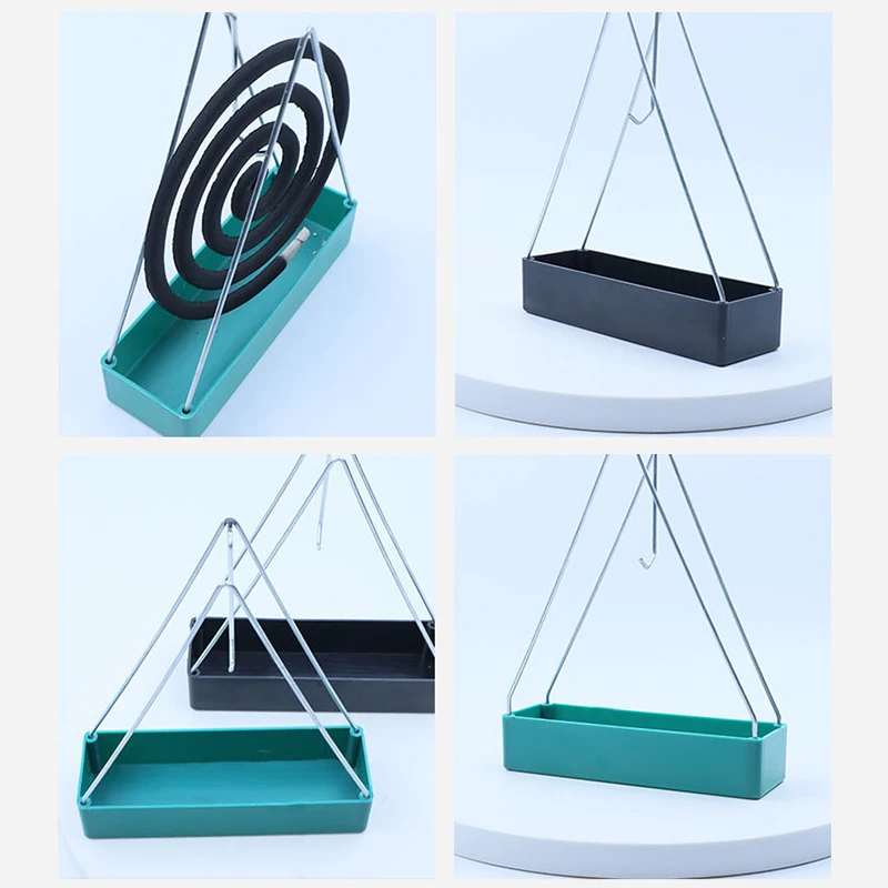 Iron Mosquito Coil Holder Incense Holders Coil Incense Burner Frame Modern Repellent Incense Rack For Household Bedroom Patio