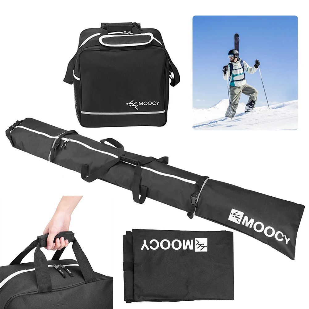 

Комплект из 2-х предметов: водонепроницаемые сумки для лыж и ботинок, прочные сумки-дафл и чехлы для лыжных ботинок для взрослых и детей