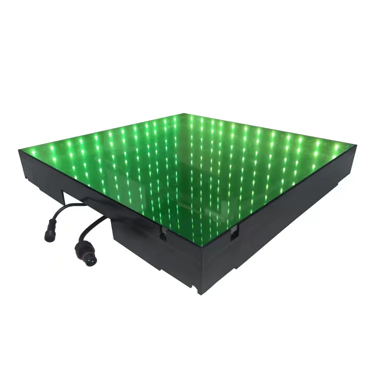 RGB 3D LED Mirror Abyss Dance Floor Disco Nightclub Stage Effect