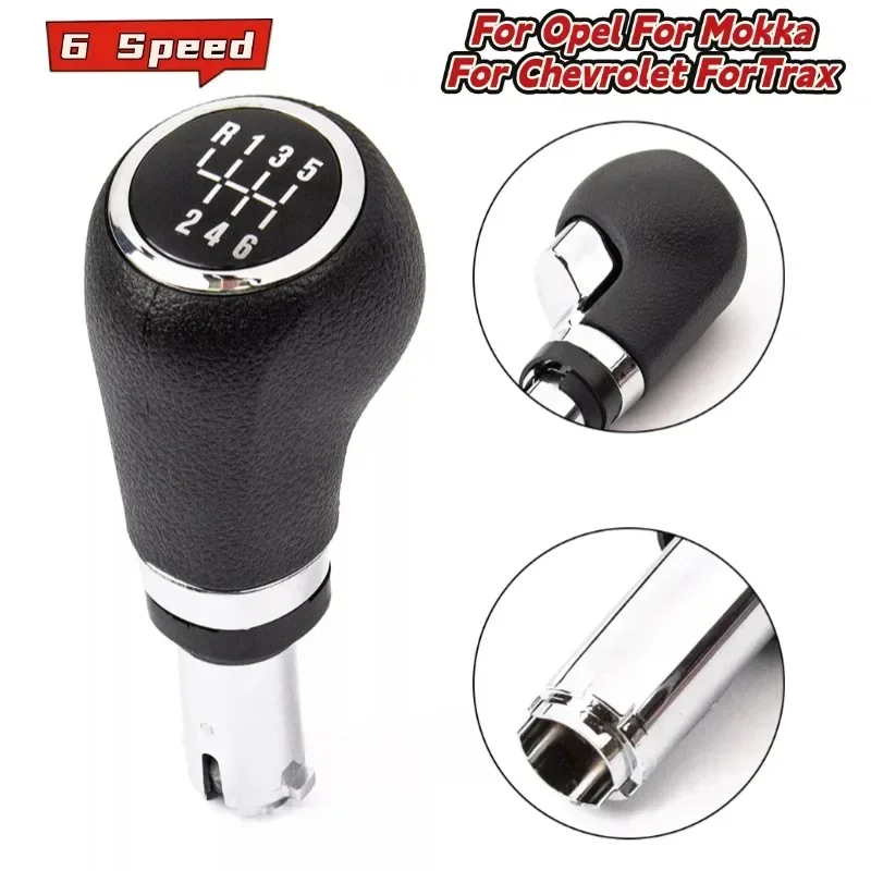 

For Opel For Mokka 12-20 For Chevrolet For Trax 6 Speed Gear Shift Knob Car Gear Shift Knob Car Interior Parts Accessories