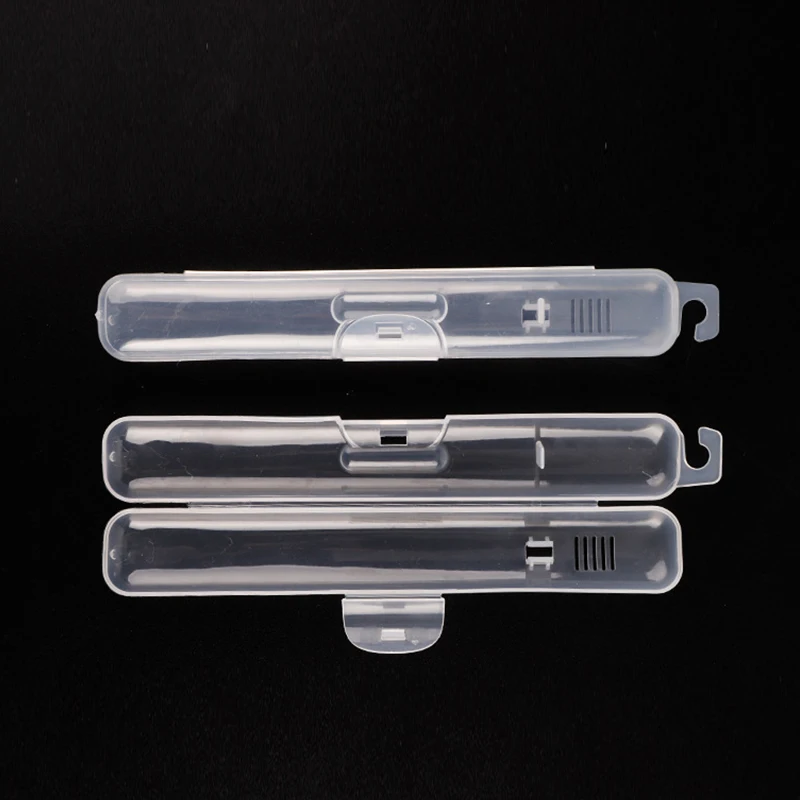 Transparent Toothbrush Storage Box Bathroom Supplies Plastic  Travel Portable Toothbrush Holdex Durable Practical Container