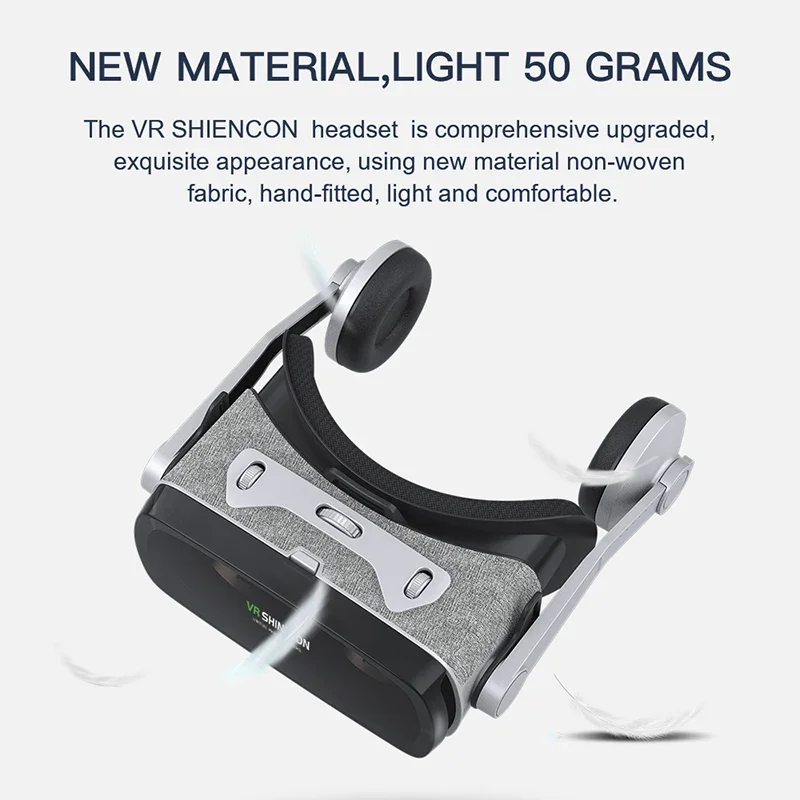 VR Shinecon Casque Viar 3D Glasses Virtual Reality Headset Helmet Goggle Lenses for Smart Phone Smartphone Video Game Binoculars - Image 3