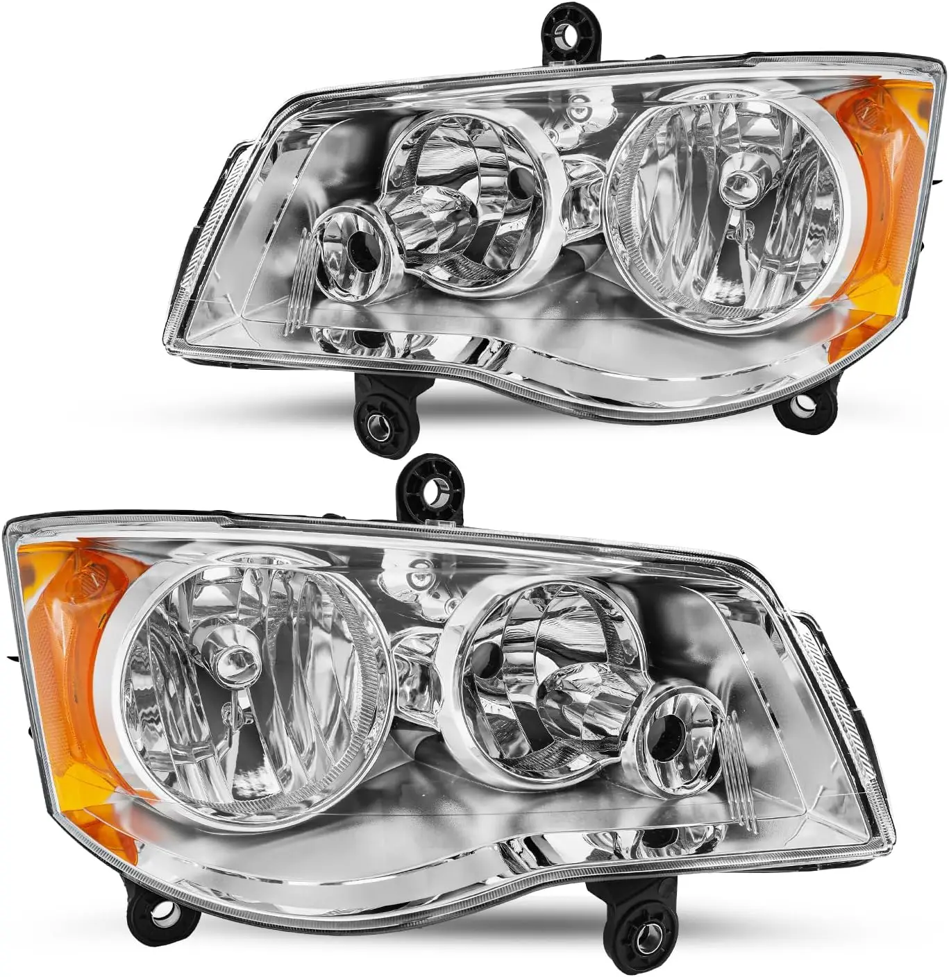 

Противотуманная галогенная фара в сборе подходит для Dodge Grand Caravan 2011-2020 / Chrysler Town & Country Headlamp Chro 2008-2016 гг.