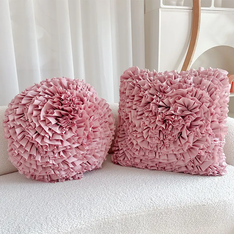 

flower petal throw pillow case decorative cushion cover home decor