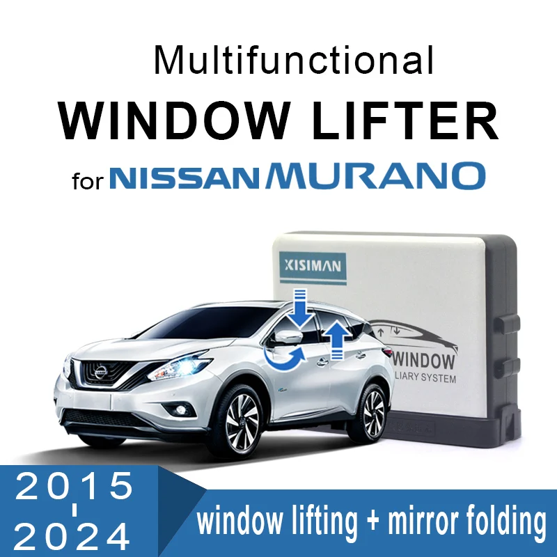 

Car Automatic window closer for NISSAN MURANO Z52 2015-24 Rearview mirror automatic folding modification Window Lift Accessories