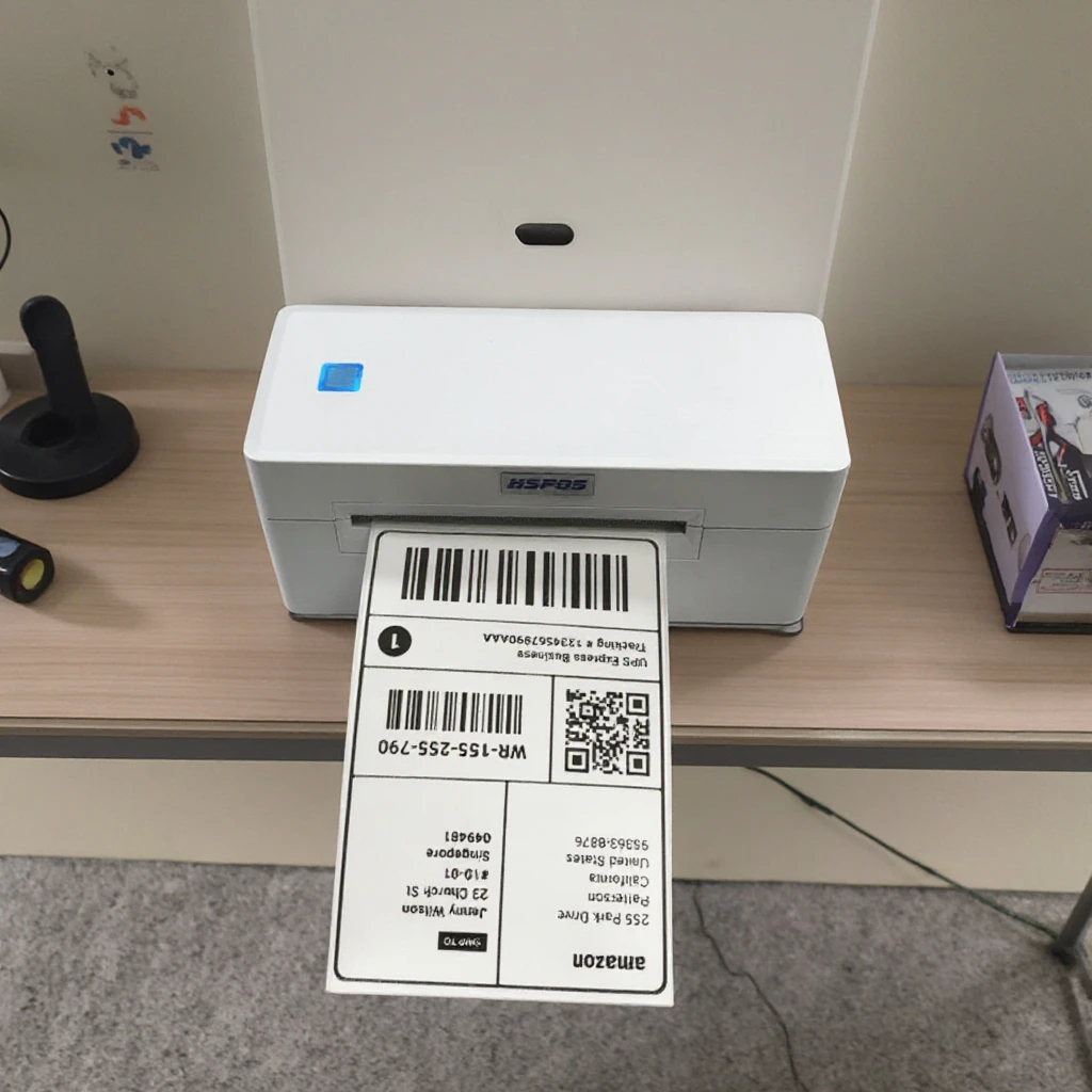 ATV&UTV4inch Thermal Shipping Label Printer 110mm Blue Tooth USB Cable Supports 25MM~108MM Paper Width POS Sticker Barcode