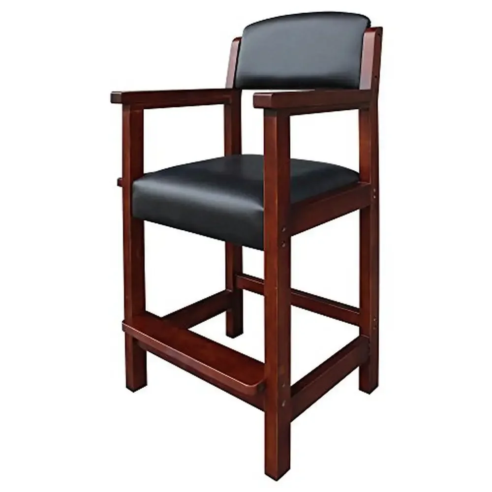 Moderner Billardhocker mit gepolsterten Sitzen und integriertem Stauraum, 25" L x 22,5" B x 44,25" H, bequemer Spektatorstuhl, Spielzimmer