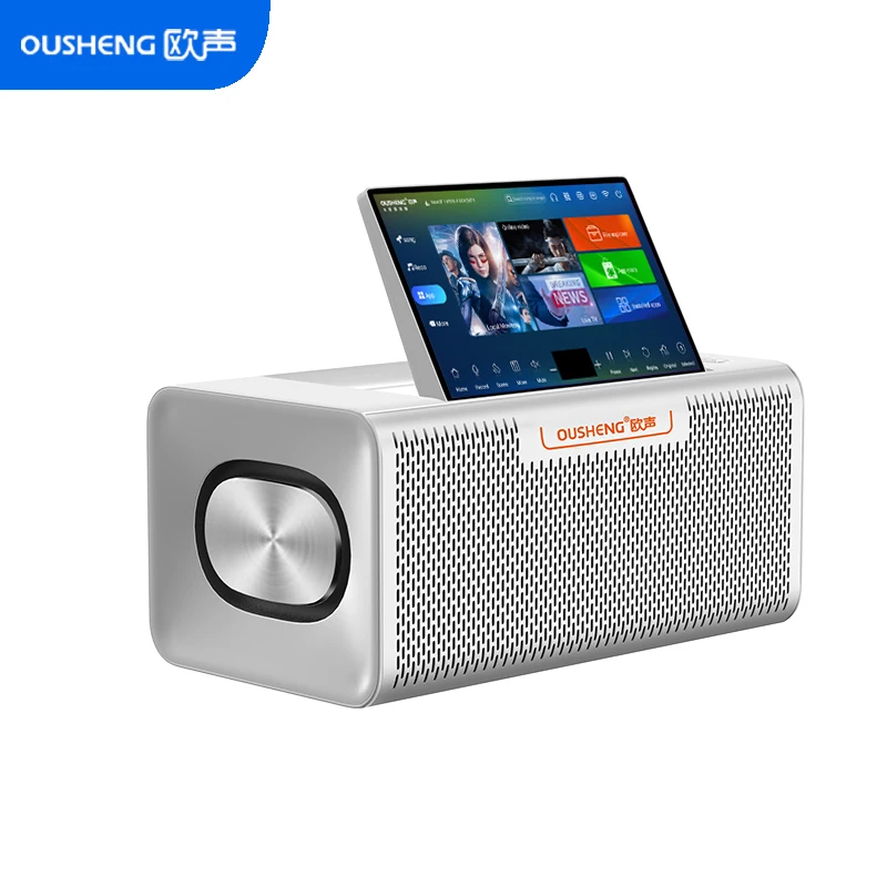 

Home KTV Sound System Complete Set Jukebox Home Singing Cinema Living Room Karaoke Android All-in-One Touchscreen HD Output