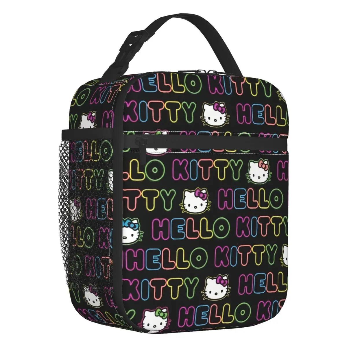 

Сумка для обеда с героями мультфильмов «Hello Kitty Sanrio», японское аниме, мужская и женская сумка-холодильник, теплый изолированный ланч-бокс для детей, школьников