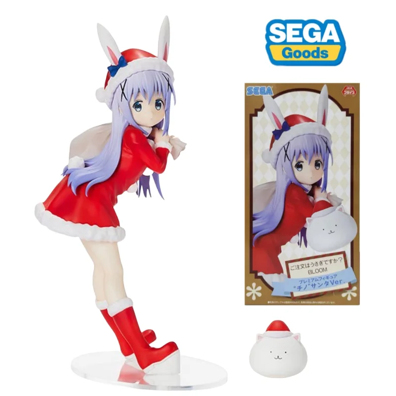 

В наличии Оригинал Sega — заказ Кролик Kafuu Chino Санта Аниме Фигурка Подарок на день рождения Кукла Украшения Коллекция моделей