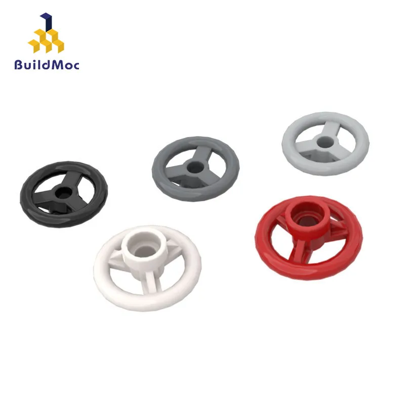 10pcs MOC Brick Parts 30663 16091 Steering Wheel Small 2 x 2 Compatible Building Block Particle DIY Assmble Kid Puzzle Toy Gift