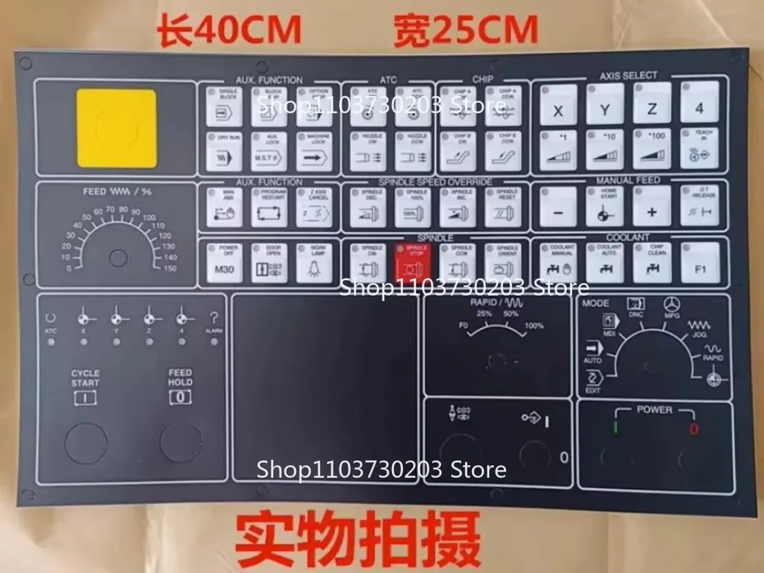 1PC CNC Operation Panel Membrane Keyboard Mask for Leadwell V40 Machining Center