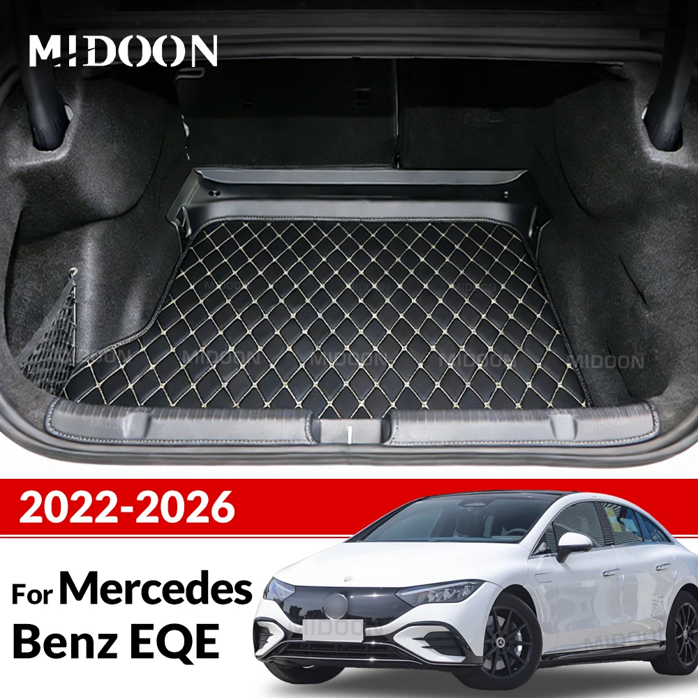 Auto Kofferraum matte für Mercedes Benz EQE 2022 2023 benutzer definierte Autozubehör Auto Innendekoration