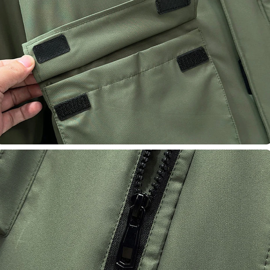 سترة شتوية سميكة للرجال 11XL مقاس كبير سترات عصرية غير رسمية معطف دافئ للرجال ملابس خارجية خارجية مقاس كبير 10XL #5