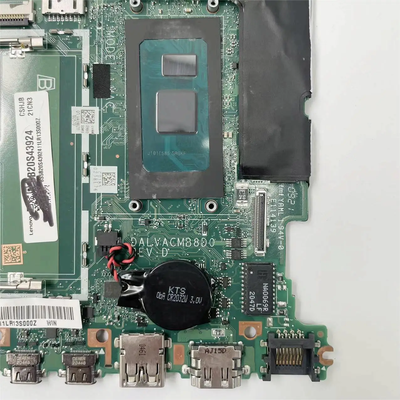 Imagem -06 - Placa-mãe do Portátil para Lenovo Thinkbook 15-i3 i5 i7 Uma 100 Teste ok Dalvacmb8d0 Mainboard