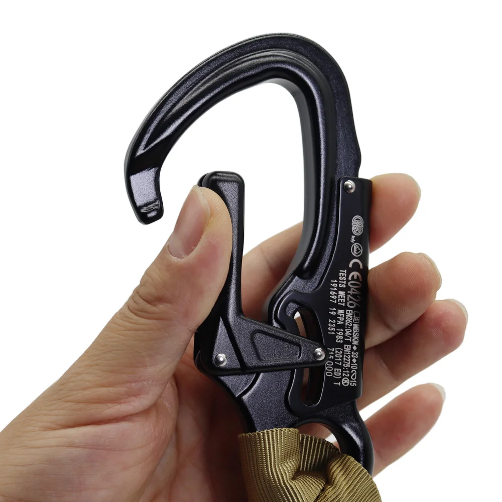 Picture 6: Tactical Personal Retention Lanyard Quick Release Buckle  Elastic Safety Rope Navy Seal Save Sling Double Head Hanging Buckle