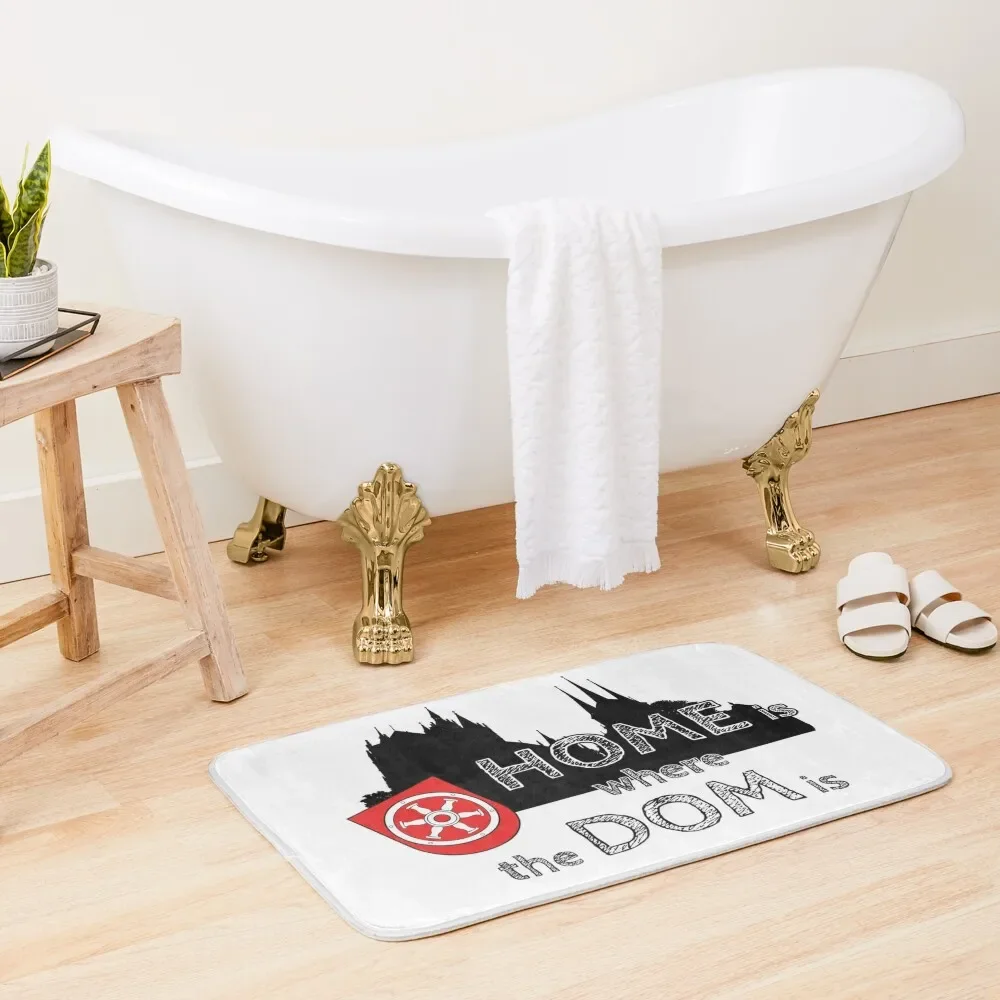 

Home is where the Dom is Erfurt Thuringia Bath Mat Carpet For Shower Bathroom Interior Rugs Baths Mat