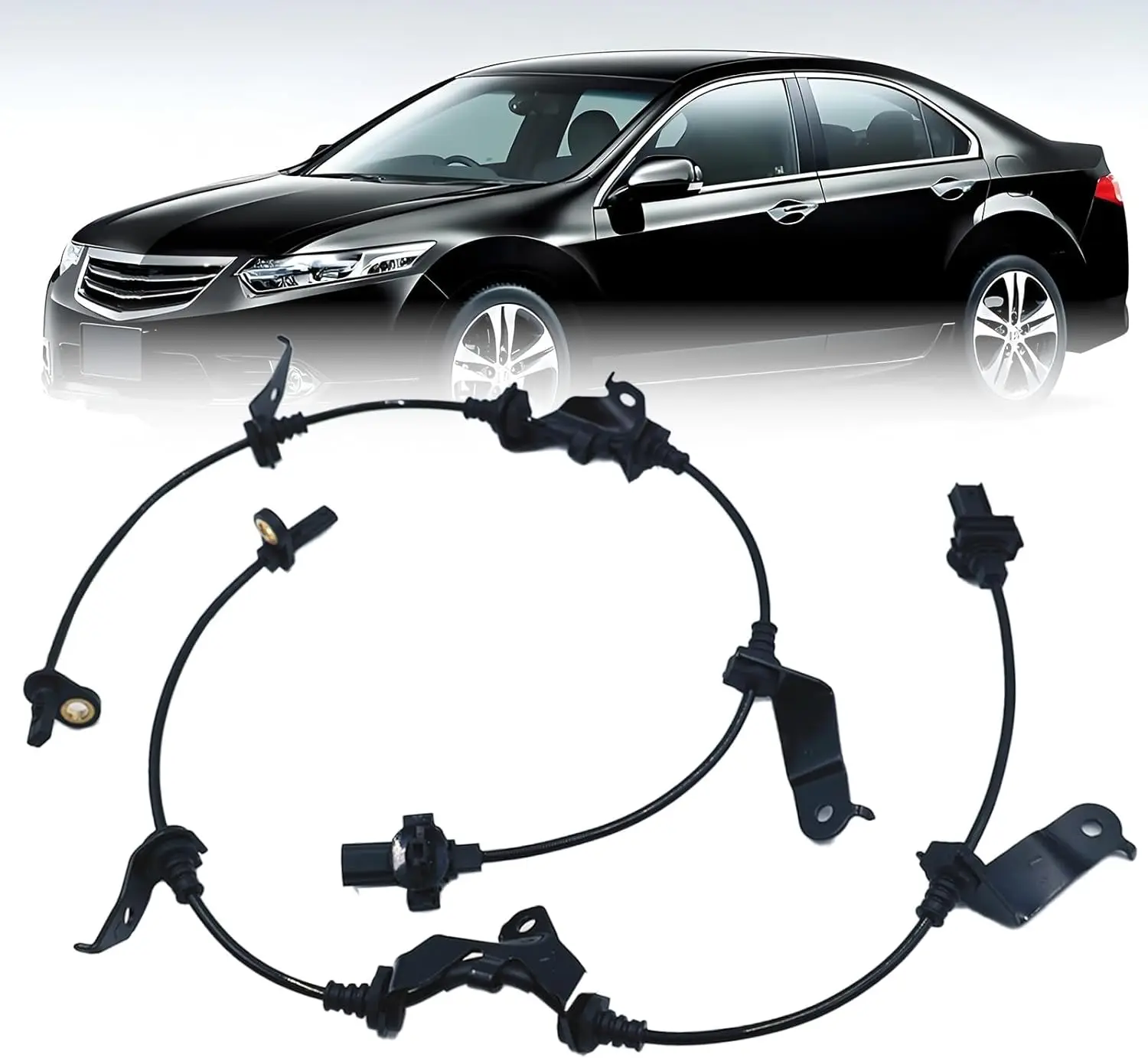 

ABS Wheel Speed Sensor Front Left Right for Honda Accord 2008-2012 Acura TSX 2009-2014 Driver Passenger Side 2Pcs