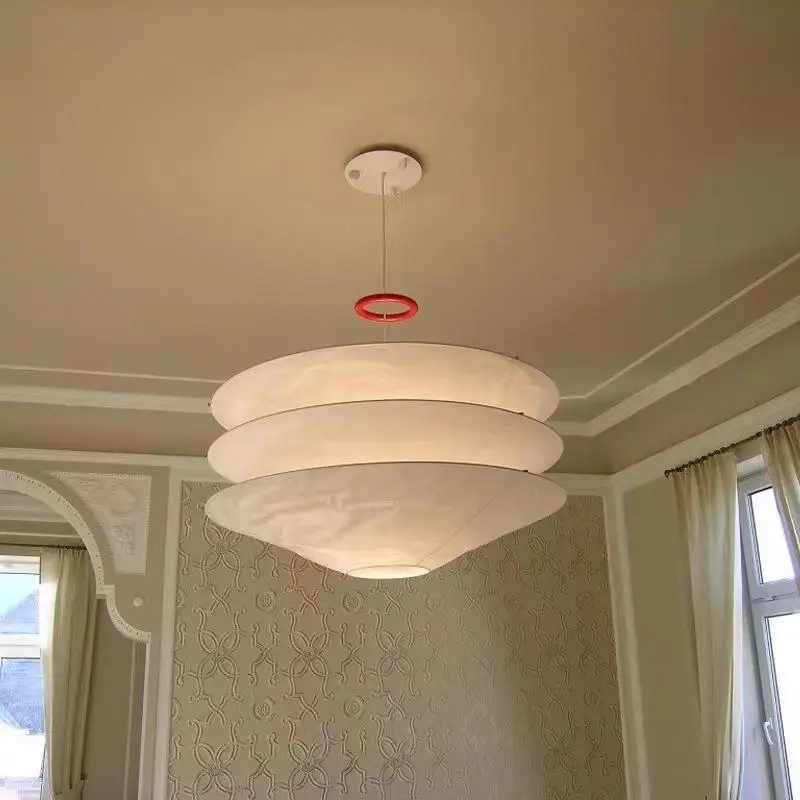 

Design Villa Empty Exhibition Hall Restaurant Chandelier Designer Simple DuPont Paper Living Room Chandelier Energy-saving Led