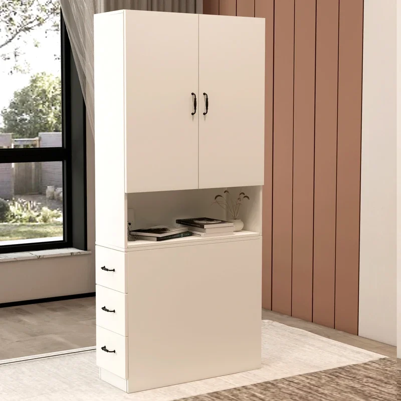 Side Crack Cabinet for Living Room, Extremely Narrow, Pull-out Cabinet, Locker, Vertical Bookcase