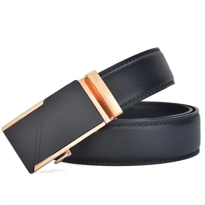 Plus Size lederen riem met automatische gesp voor heren 80-150 cm (1 stuk)