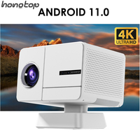 P50 Global Smart Projector Android 11 4K WIFI Bluetooth Android Electric Focus 1080P Home Cinema Outdoor portable Projector