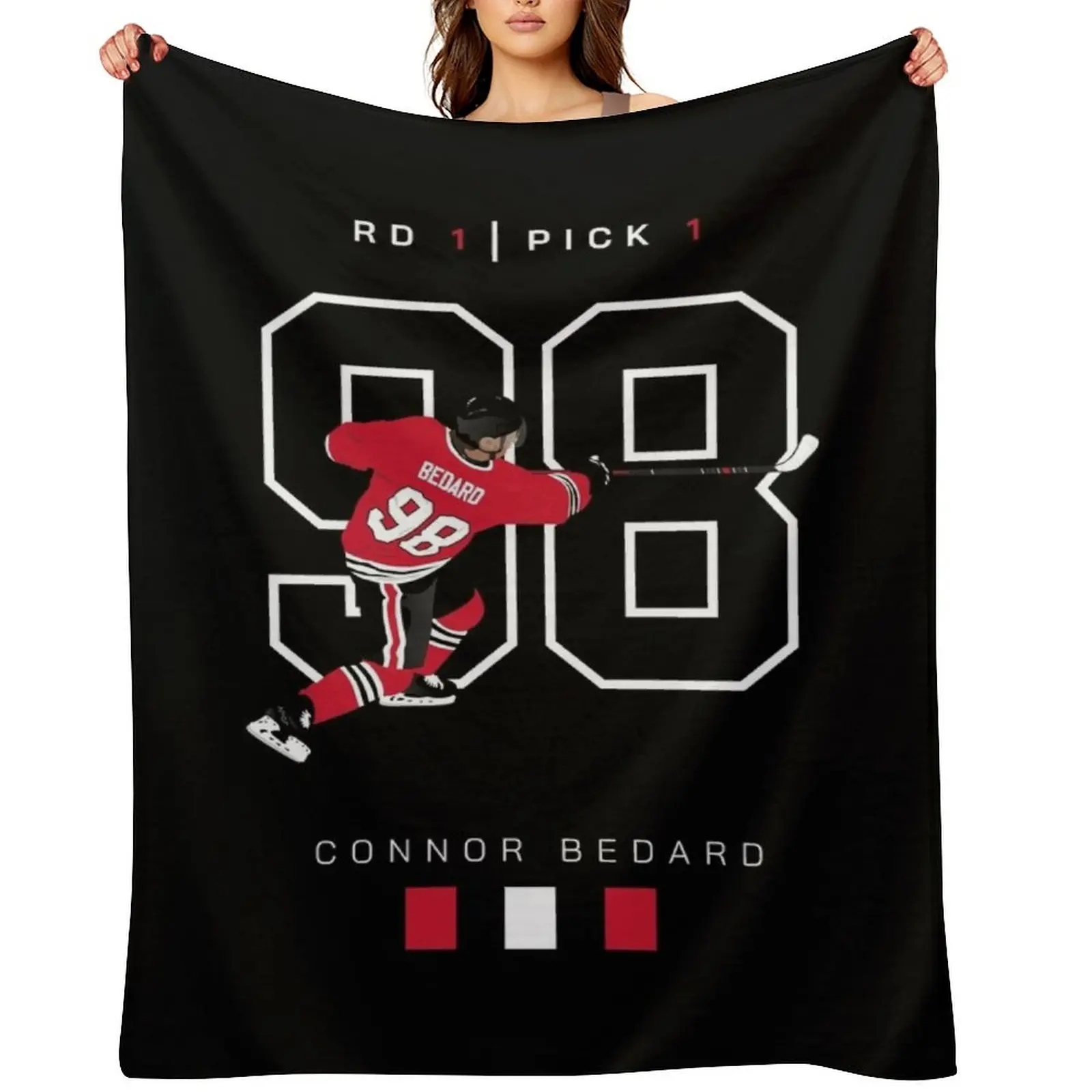 Manta Decorativa con Diseño de la Selección Número 1 de la Draft de la NFL, Manta de Lujo para Sofás, Camas de Invierno