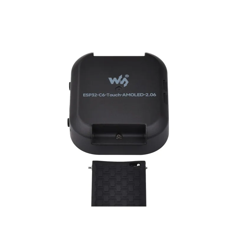 esp32-c6-amoled-smart-watch-dev-kit-206-inch-touch-screen-wifi-6-bluetooth-5-zigbee-support-risc-v-iot-development-board