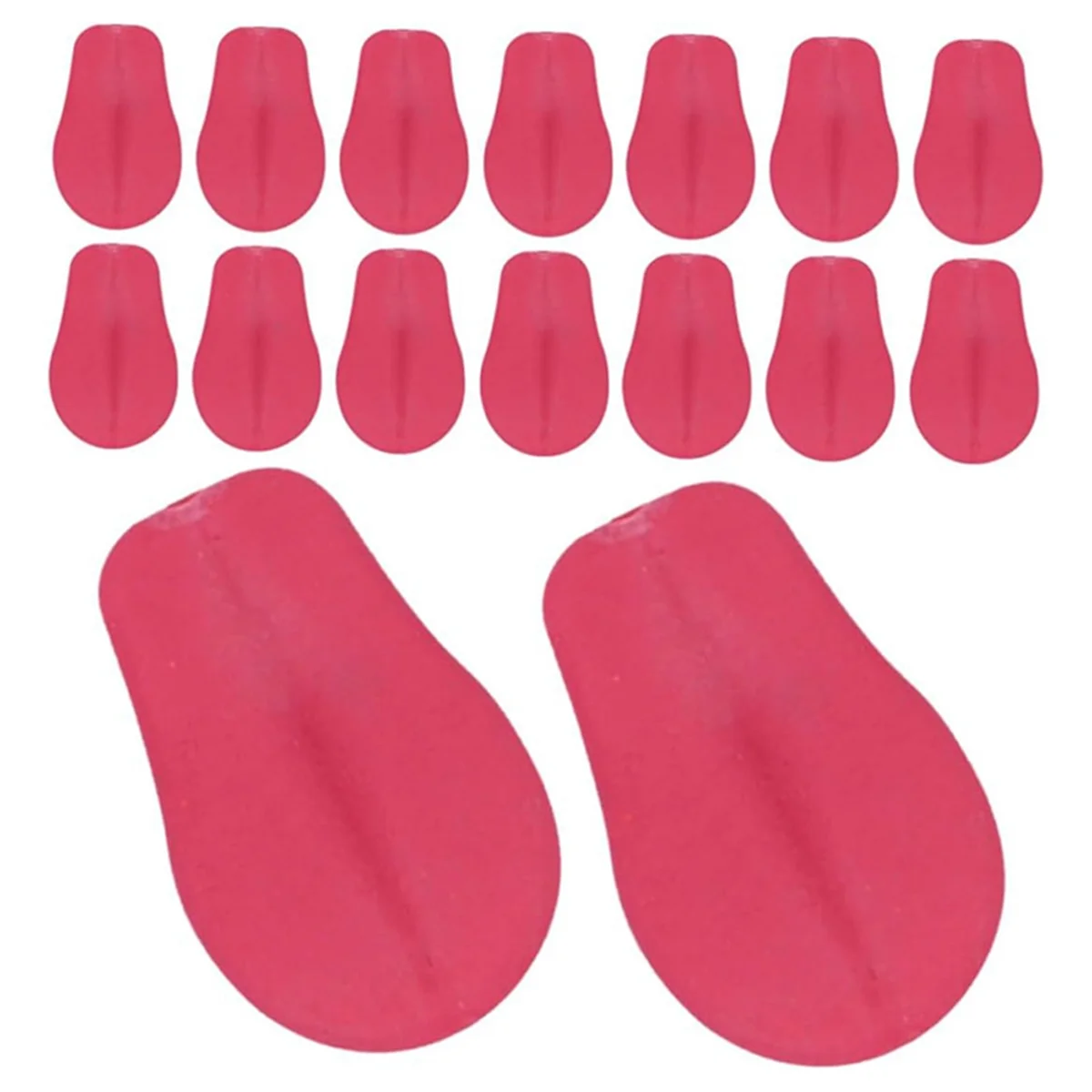 SSR 20pcs Realistic Plush Dog Tongues for Puppy Crafting Accessories for DIY Stuffed Animal Projects Doll Making Supplies