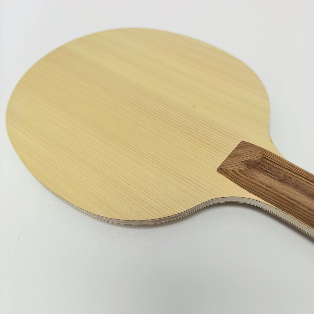 7P-2A ARYL-Carbons Tischtennisschläger Offensiver Ping-Pong-Schläger Hinoki Woods Serie für Schlägersportarten – Detail 5