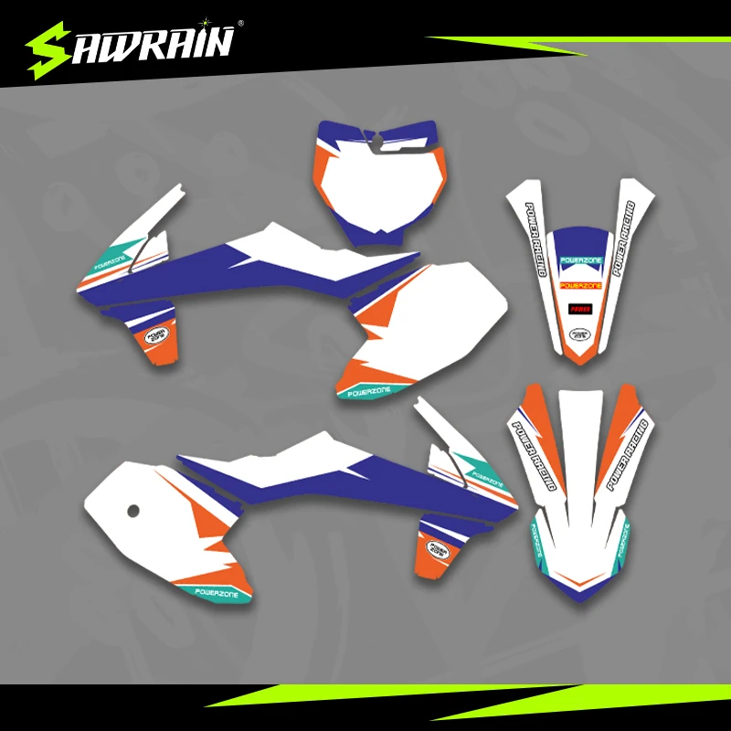 

Наборы наклеек с графикой мотоцикла Sawrain для KTM 16-21SX50