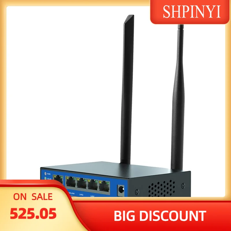 PUSR Global Band Dual SIM Industrial LTE Cat4 Cellular Router With 5 Ethernet Ports Dual WAN Rich VPN Repeater USR-G805s-G