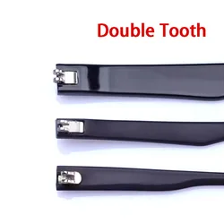 1Pair Glasses Leg Width 6mm Double Tooth Flat Convex Concave Teeth Interval 1.5 1.2 1.0 Sunglasses Eyeglasses Repair Accessories
