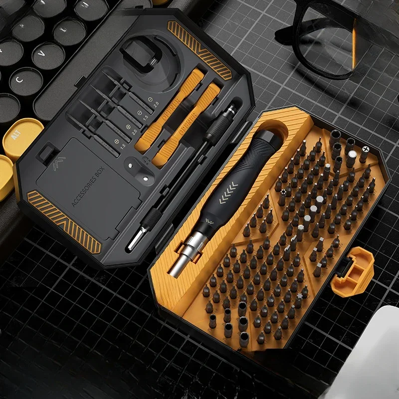 

145 in One Multifunctional Precision Screwdriver Tool Set Combined with Notebook and Mobile Phone Repair Tools High-strength