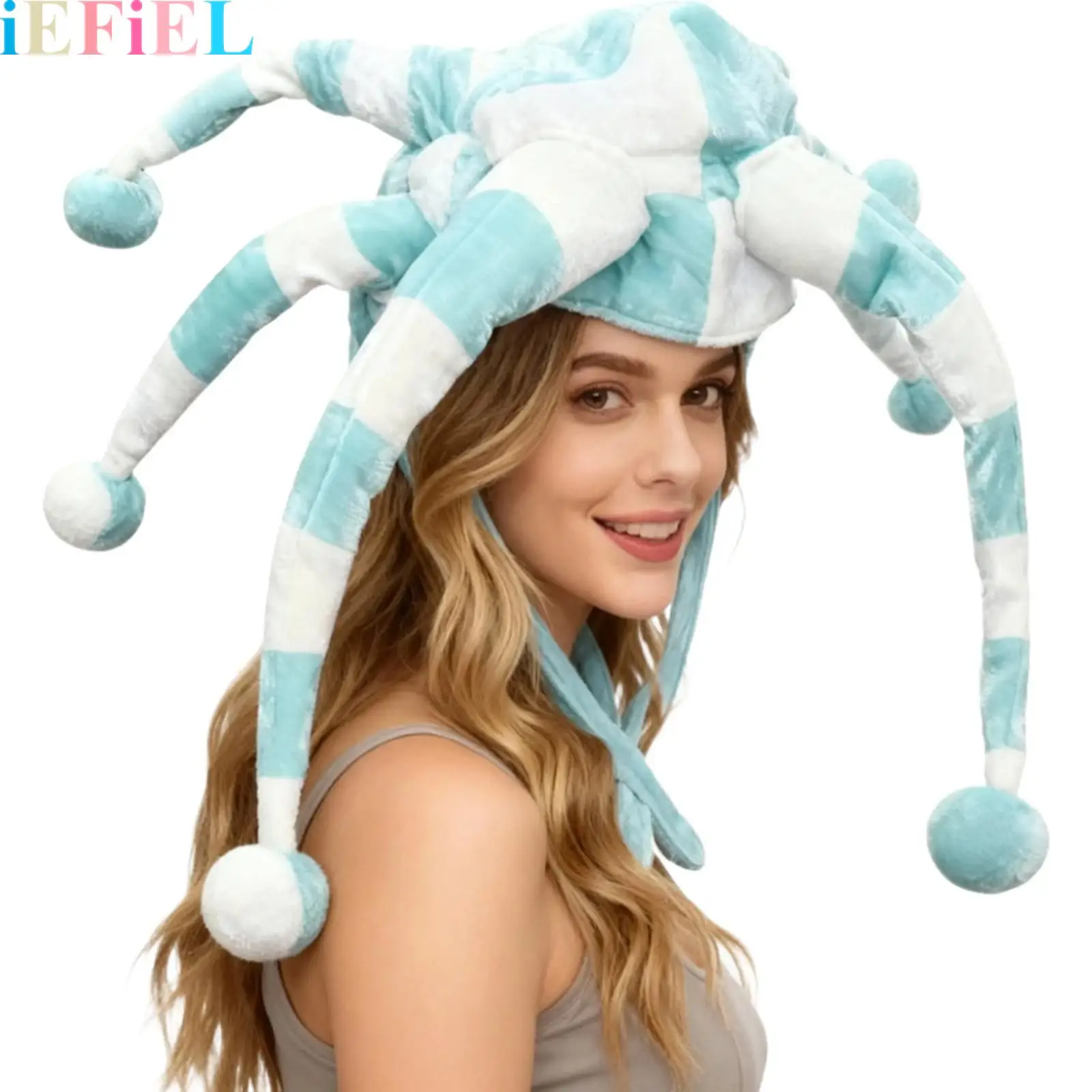 

1Pcs Clown Hat Four-Cornered Hat Circus Cosplay Costume Dress Up Accessories for Christmas Halloween Hats