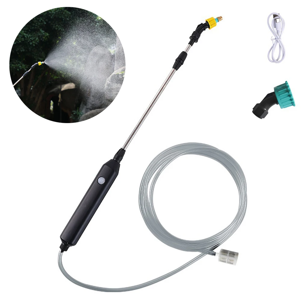 

2 m Garden Watering Spray Gun USB Automatic Electric Sprayer Nozzle Sprinkler Garden Plant Mister Watering Spray Irrigation Tool