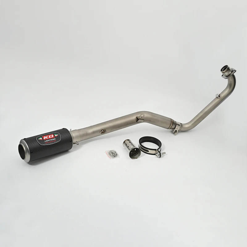 pour-lifan-kp-mini-150-2015-2025-lf150-5w-lf150-5u-systeme-complet-d'echappement-de-moto-avec-collecteur-tuyau-de-raccordement-embout-de-silencieux-en-carbone-et-db-killer