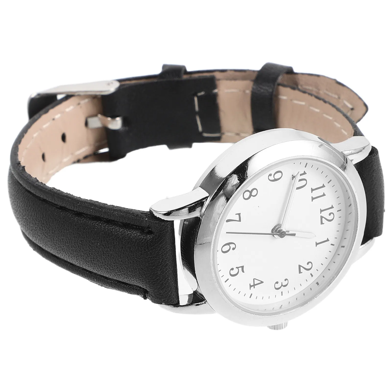 Waterproof Women Quartz Watch with Luminous Hands Mineral Glass Face Slim Design Comfortable Adjustable Band for All Day Wear