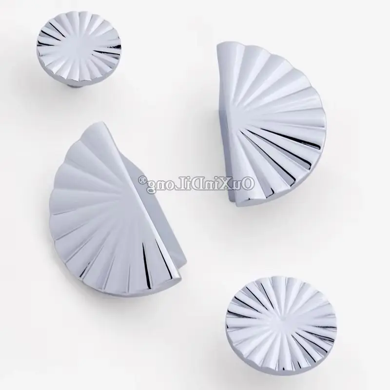 

Top Luxury 2PCS Solid Brass Furniture Handles Drawer Pulls Cupboard Wardrobe Kitchen TV Wine Cabinet Pulls Knobs PVD Gold/Chrome