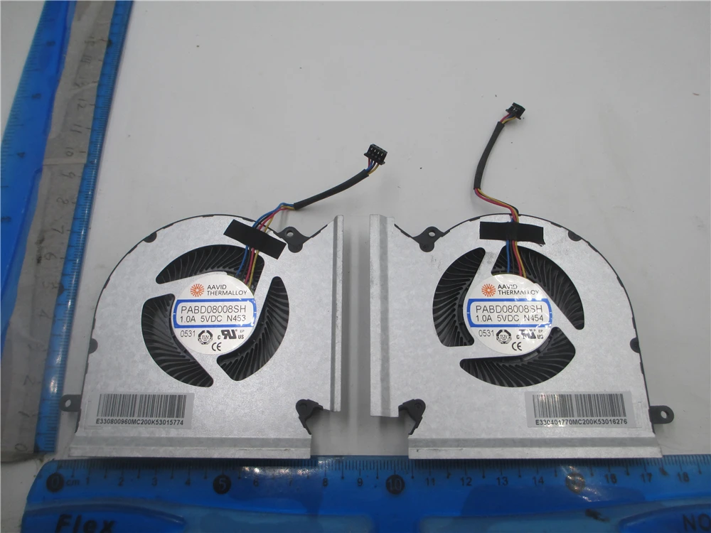 

Laptop CPU Fan For MSI GE66 GP66 GL66 MS-1541 MS-1542 PABD08008SH N453 N454 E330800930MC200K 1.0A 5VDC New