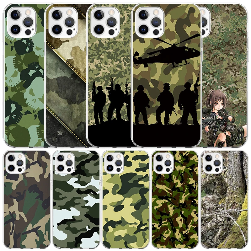 Phone Cases That Fit Iphone 16E - Capa de Celular Camuflada Militar para