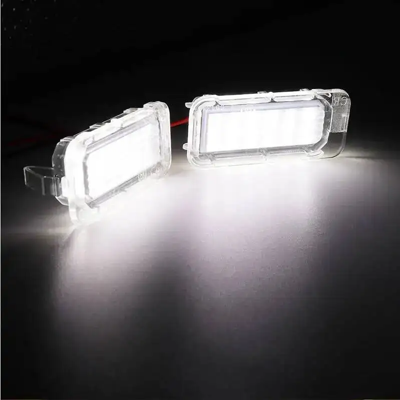 For Ford Focus MK2 MK3 Mondeo MK4 Fiseta MK6 kuga Galaxy Car LED License Plate Light Canbus Error Free