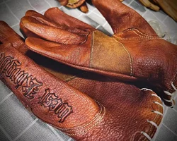 Handmade Vintage Leather Motorcycle Racing Glove