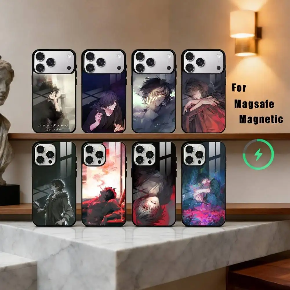 

T-Towa-A S-Slow D-Damage-E Phone Case For iPhone17,16,15,14,13,12,11 Plus,Pro Max Magnetic For Magsafe Wireless Charging