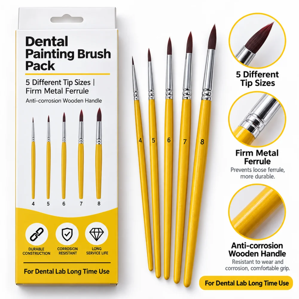 10-50 adetlik diş laboratuvarı - Wood Stain Brush incelemesi ve fiyatı