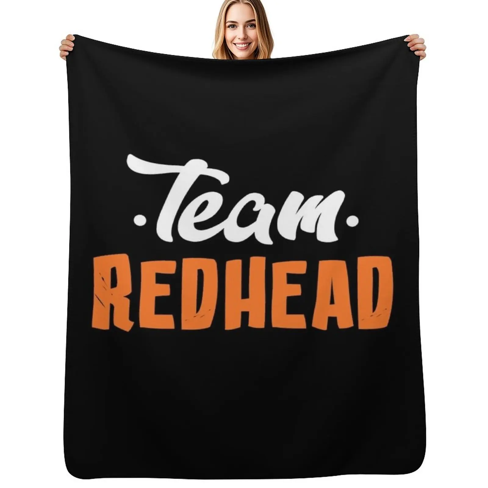 

Team Redhead Throw Blanket Beautifuls Shaggy For Decorative Sofa Blanket