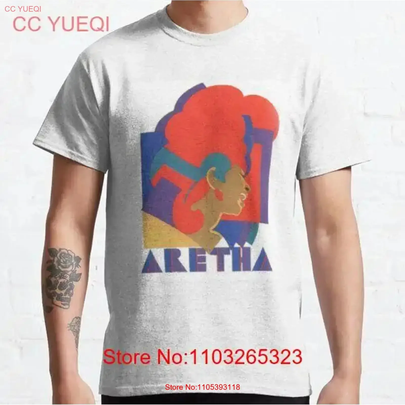 Camiseta clásica Aretha Franklin Queen Of Soul Lady Amazing Grace, vintage, lavada, suave, transpirable, ligeramente elástica, a la moda