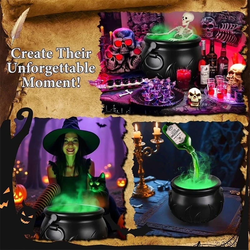 

Halloween Flaming Bat Bucket Halloween Decorations And Easter Gift Indoor Atmosphere Arrangement Supplies Decorations New
